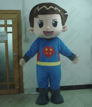 

quality superman mascot costumes professional superhero kids costumes design OEM party costumes
