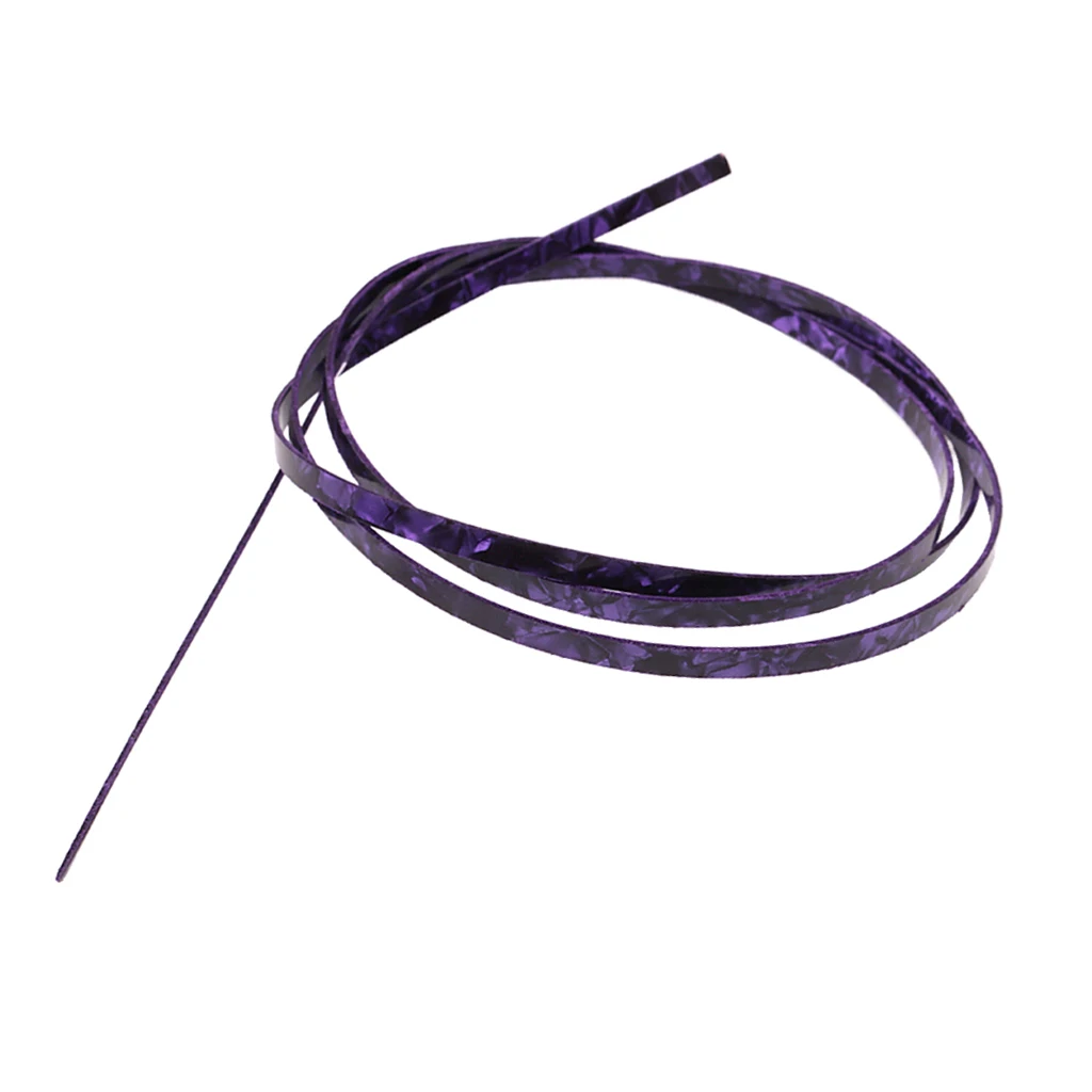 Purple Celluloid Acoustic Classical Guitar Binding Purfling Strip For Luthiers 1620x6x1.5mm