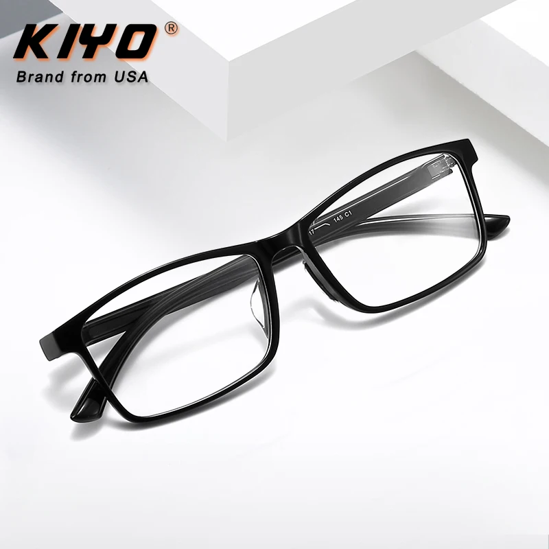 

KIYO Brand 2020 New Women Men Fashion Optical Frame TR90 Eyeglasses Frames Square Spectacles Glasses High Quality Eyewear 8361