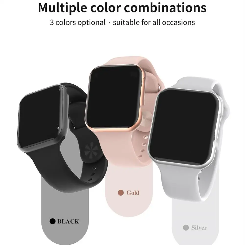 Часы SmartWatch IWO 11 lite(низкая Версия) серия 5 пульсометр водонепроницаемые Смарт-часы для Apple IPhone Xiaomi PK T80 P70 P80 Q9 B57