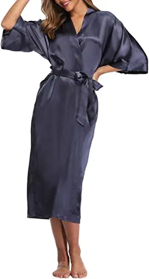 2021 חליפות שיפון סאטן חדשות חליפות כלה חליפת כלה נשים חליפת רחצה ארוכה חליפת רחצה לבנה חליפת סאטן