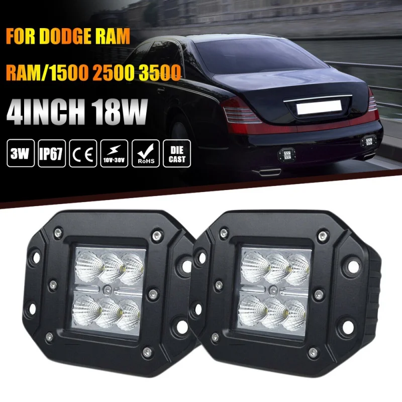 

1 Pair 18W Car Modified Led Spotlight Reversing Light Truck Work Light Car Lighting