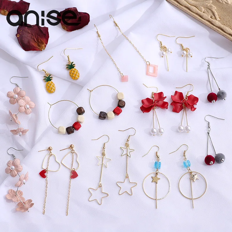 Fashion Geometric Flower Earrings For DIY Jewelry Package Suit Statement Tassel Hooks Handwork Makings Supplies | Украшения и