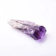 1PC Naturale Ametista Cluster di Quarzo Bacchetta Di Cristallo Punto di Cristalli Minerale Grezzo del Campione di Guarigione di Pietra Decorazione Della Casa Ornamenti