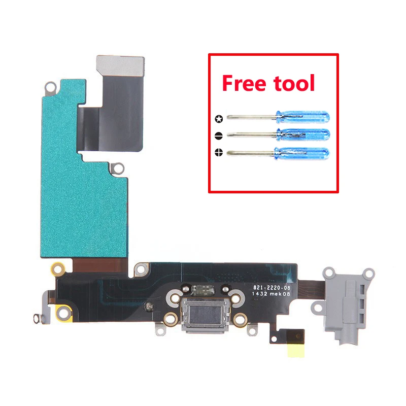 Original Tested For iPhone 6 Plus 6Plus USB Charger Charging Port Dock Connector Connection Flex Cable Ribbon | Мобильные телефоны