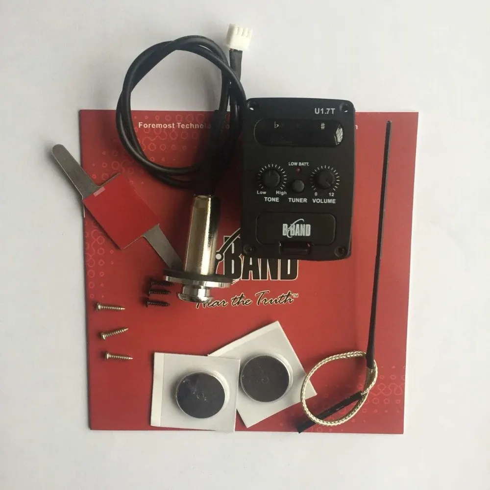 Завод+ B BAND U1.7T пикап экв укулеле B Группа Гавайская гитара Пикап укулеле U1.2 пикап U1.7 EQ U1.3T EQ