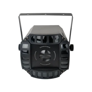 

Three effect "moon flower", "Derby" and strobe in one device led star booster