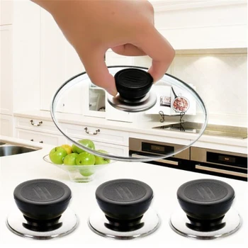 

1pcs Universal Kitchen Cookware Replacement Utensil Pot Pan Lid Cover Circular Holding Knob Screw Handle