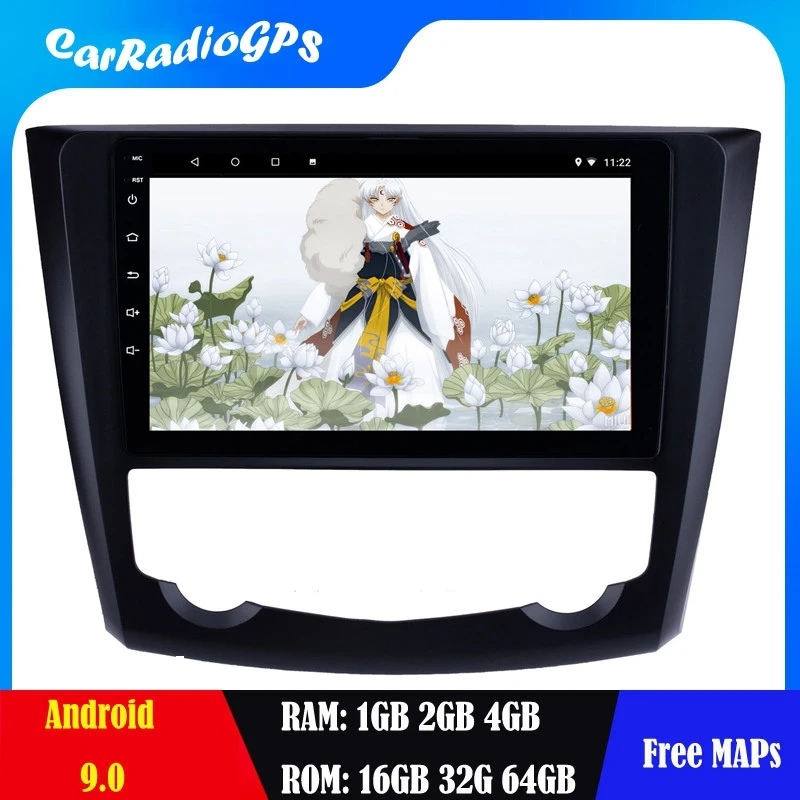 9 дюймов Android 0 Автомобильная Мультимедийная система навигации авто радио для Renault