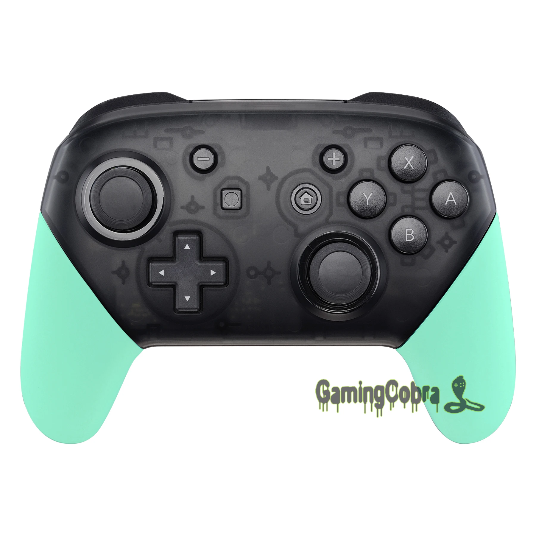 

Soft Touch Mint Green Replacement Handle Grips Shell for Nintendo Switch Pro Controller