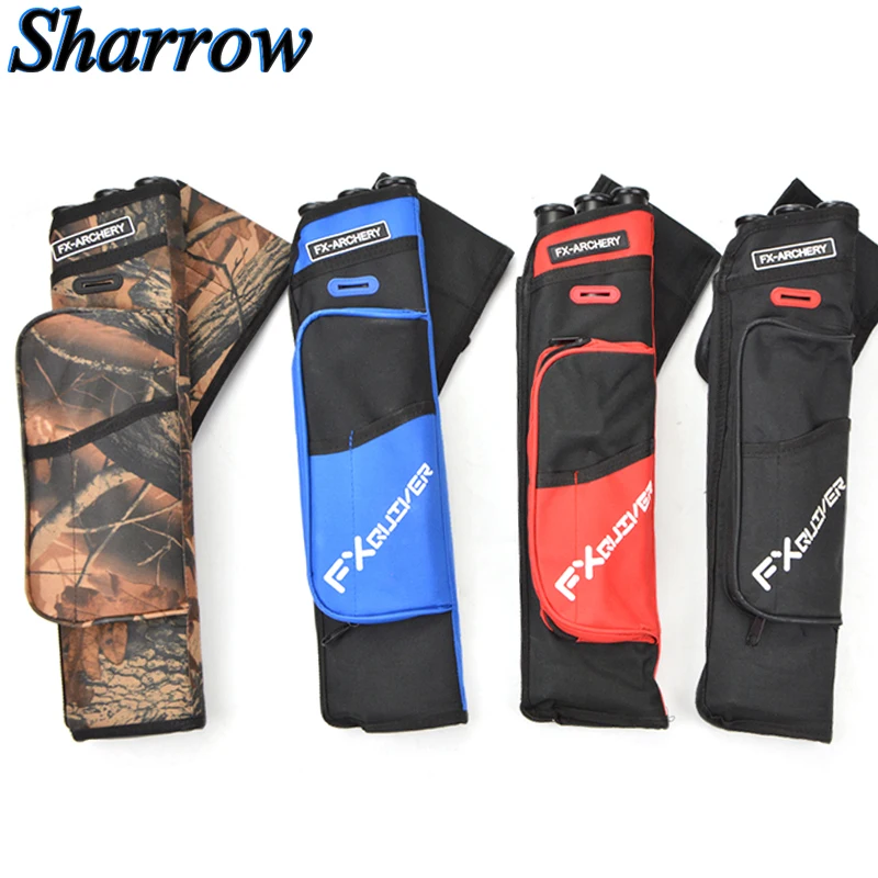 

Archery Quiver with 3 Tube arrow Tube Carbon Arrow Case Hunting Shooting tournament Canvas PC Tube Arrow Quivers 4 color