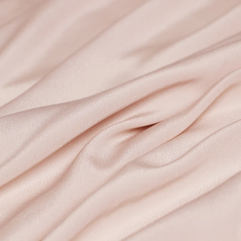 Перламутровый Шелковый японский светильник розовый крепдешин купро ткани купро материалы для одежды платье рубашка швейная ткань