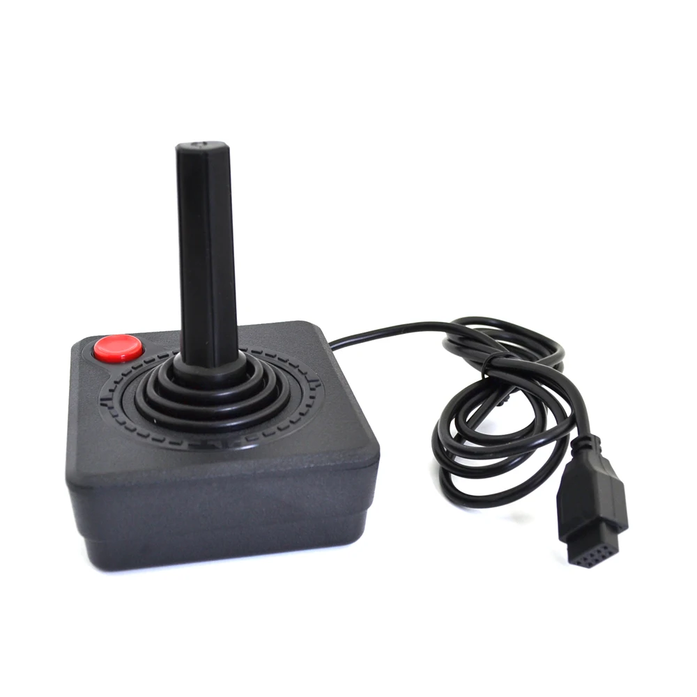 1 pcs 1.5M Gaming Joystick Controller For Atari 2600 game rocker With 4-way Lever And Single Action Button Retro Gamepad