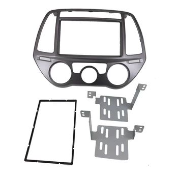 

2-DIN Car Head Unit Fascia Facia Radio Panel Plate Stereo Installation Dash Kit for HYUNDAI I20 2012-2014
