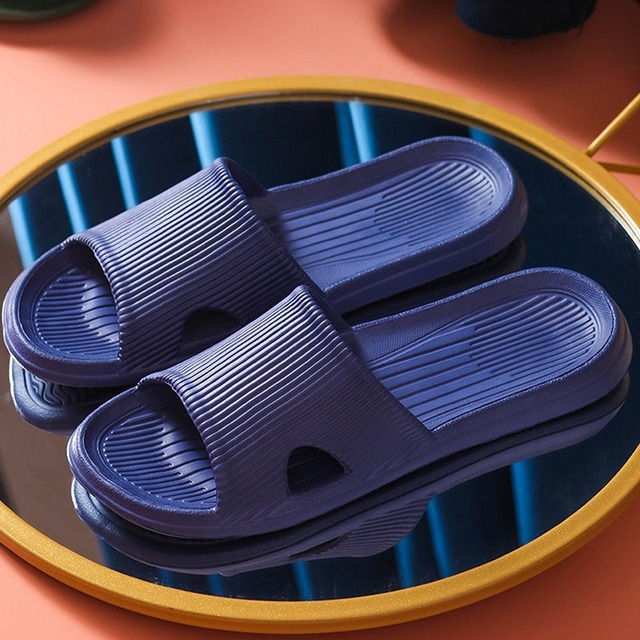 female summer household couple indoor non-slip soft bottom home mute bath bathroom sandals and slippers