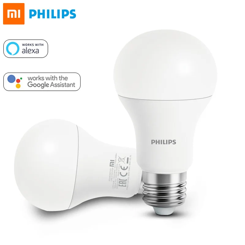 

Xiaomi Mijia Smart White LED E27 Bulb Mi Light APP WiFi Remote Group Control 3000k-5700k 6.5W 450lm 220-240V 50/60Hz