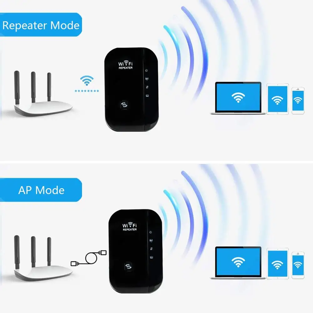 Беспроводной Wi Fi ретранслятор усилитель сигнала 802.11N/B/G WiFi расширитель диапазона
