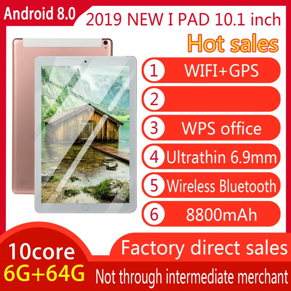 2020 WiFi планшетный ПК 12800*800 ips экран 10 дюймов десять ядер 6G + 64G Android 8,0 Dual SIM планшет с двумя камерами gps телефон Pad 2020 WiFi планшетный ПК 12800*800 ips экран 10 дюймов десять ядер 6G + 64G Android 8,0 Dual SIM планшет с двумя камерами gps телефон Pad