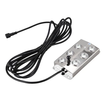 

6 Head Ultrasonic Mist Maker Fogger Air Humidifier Nebulizer Diffuser Water Fountain Pond Atomizer Hydroponics Vaporize