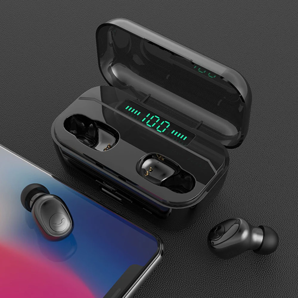 G6S TWS 5 0 беспроводные Bluetooth наушники стерео гарнитура IPX7 водонепроницаемые 3500 мАч