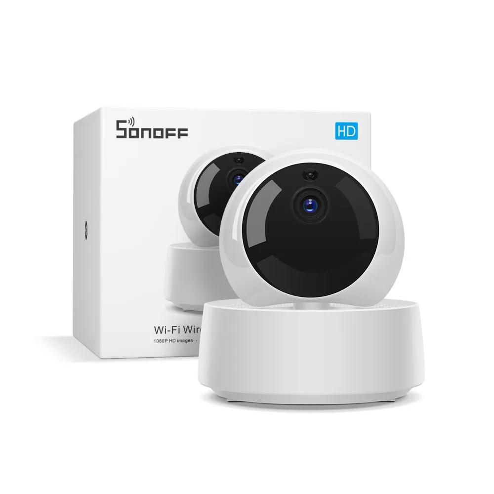 Интеллектуальный выключатель света SONOFF GK-200MP2-B Смарт Беспроводной IP Камера 1080P HD