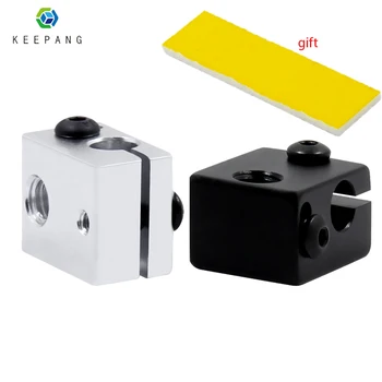 

Kee Pang Aluminium Heated Block for V6 J-head 3D Printer Parts MK7 MK8 Extruder Heated Block 16*12*20mm for 3D Accessories
