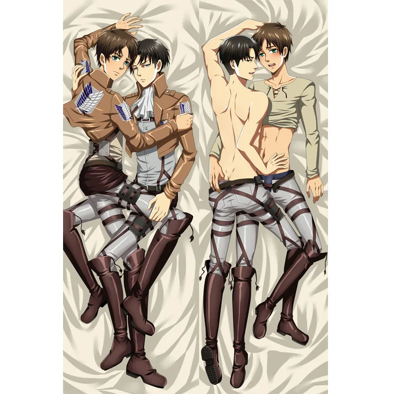 Горячие японские аниме Атака Титанов Eren Jaeger Dakimakura BL постельные принадлежности