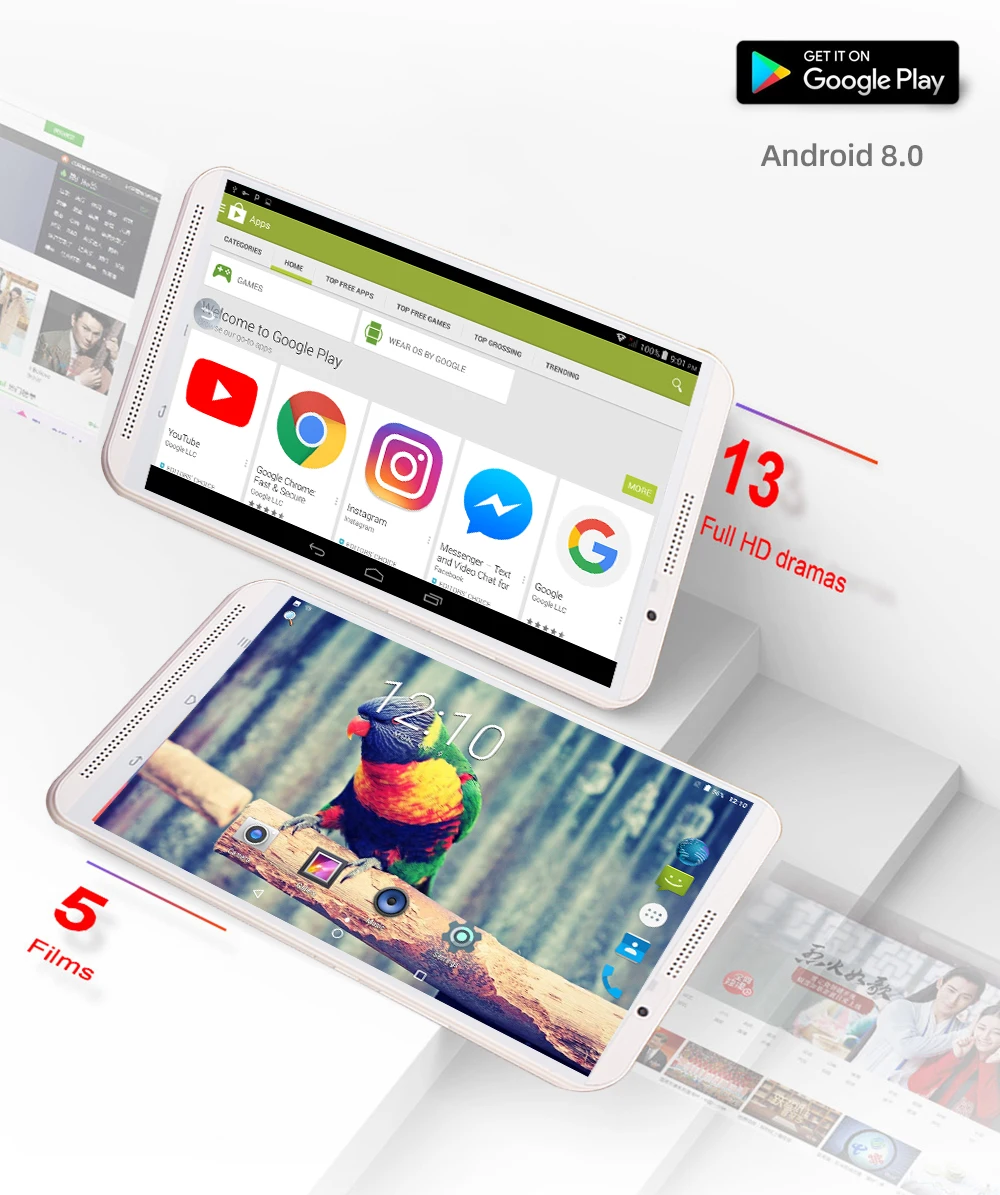 Новое поступление 8 дюймов планшетный ПК 4G Телефонный звонок Android 8,0 Octa Core 3g 4G LTE мобильный телефон, планшет Dual SIM WiFi 1280x800 ips экран 10