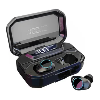 

TWS 5.0 Bluetooth Earphone Gaming Headset with LED Display Smart charging box Waterproof Mini Wireless Stereo Headphones