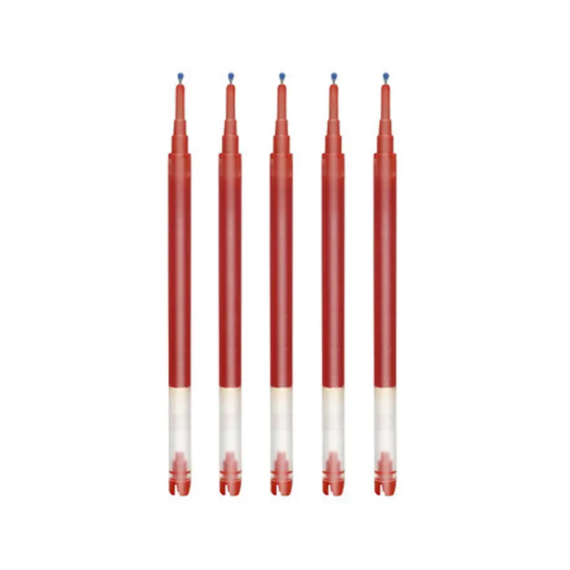 red refill 5Pcs Пилот BXRT-V5 Пресс гелевая ручка 5 шт./лот 0,5 мм студенческий экзамен с черный/синий/красный иглы Тип ручка+ BXS-V5RT Набор сменных стержней - Цвет: red refill 5Pcs