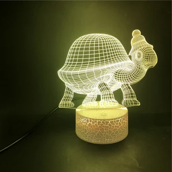 

Bluetooth Base The Turtle In The Hat LED Night Light USB Touch Sensor Decoration Child Kids Gift Nightlight Desk Lamp Colorful