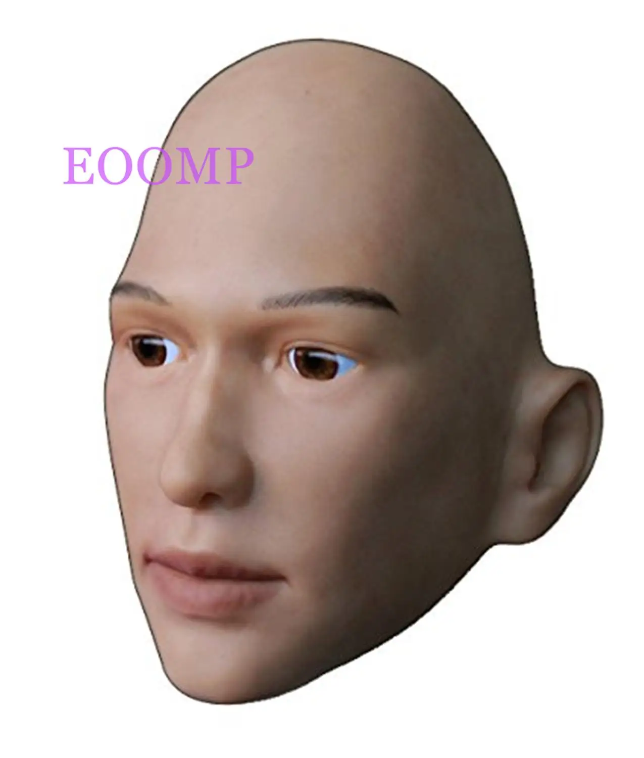 Masquerade Mask Realistic Male Masks Silicone face Party |