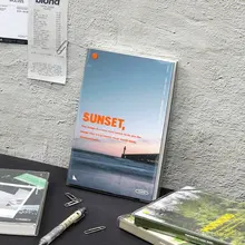

Cool Photograph Clear Diary 2022 Monthly Weekly Planner Scheduler Book 176P Free Shipping