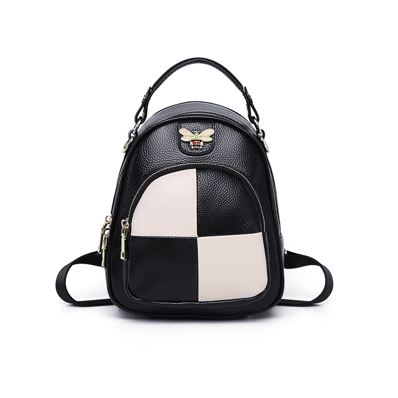 

Both Shoulders Samll Genuine Leather Backpack Bags for Women
