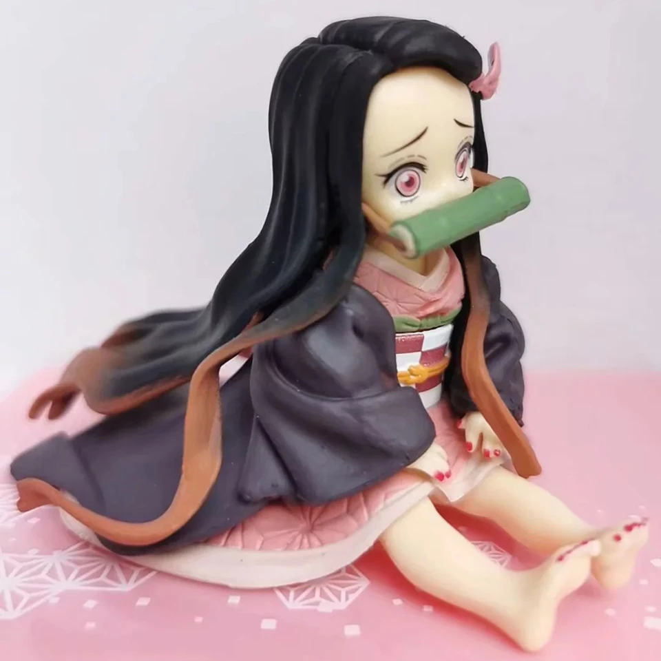 Tronzo Cute Demon Slayer Kimetsu no Yaiba Child Kamado Nezuko ПВХ фигурка модель украшения игрушки|Игровые