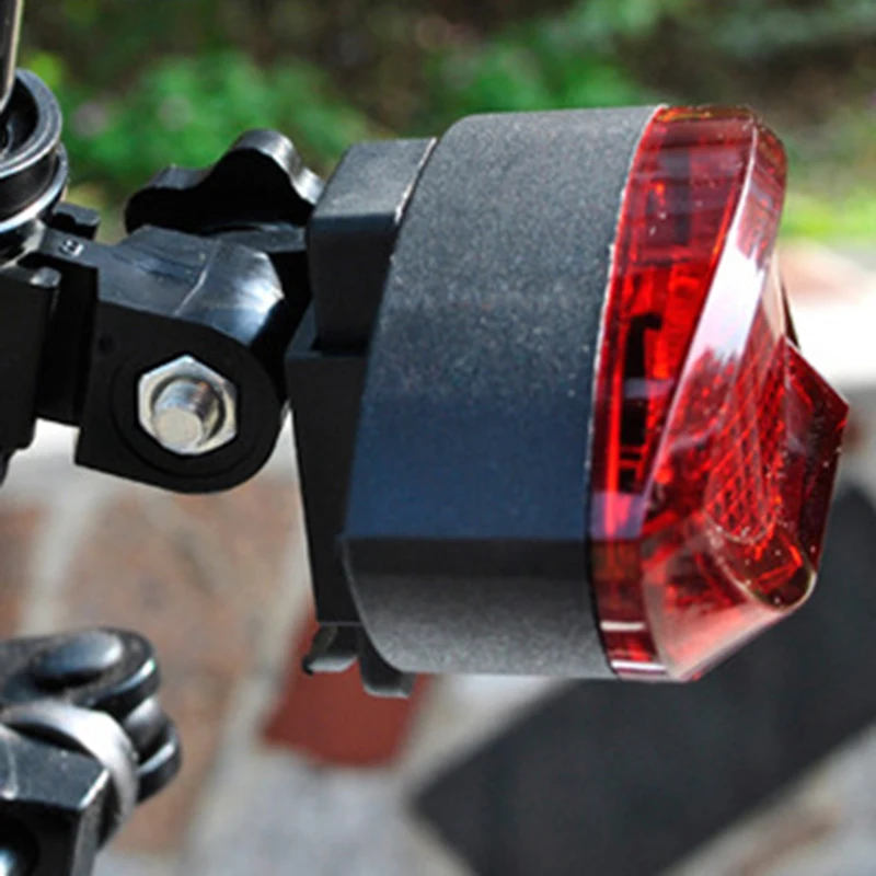 Top Bicycle Taillights Bicycle Warning Lights Mountain Bike Rear Tail Warning Lights Multi-Function Riding Taillights Night Riding E 4