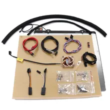 Gekloond Prusa I3 MK2/S Tot MK2.5S Upgrade Kit Met MK52 12V Heatbed Sunon V2 5V Fan poedervorm Geweven Pei Vel Pinda V2 Probe Bed