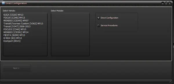UCDS Direct Configuration