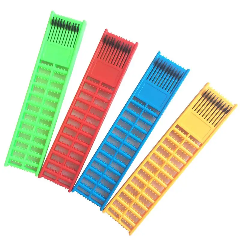 

4 Pcs Double Faces Plastic Fishing Rig Leader Winder Board Fishing Leaders Store Spools Carp Fishing Rig Winders