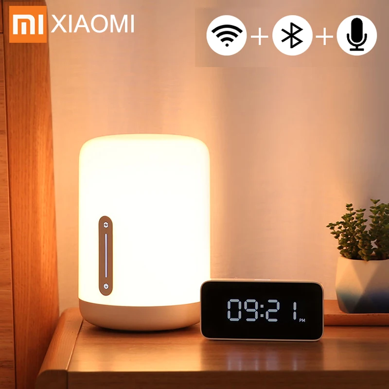Прикроватная лампа Xiaomi Mijia светодиодный умный светильник с двумя лампочками