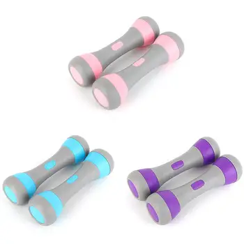 

2PCS 4KG Dumbbells Workout Exercise Fitness Anti-skid Safe Neoprene Hand Weights Dumbbells Training Equipment Accessories