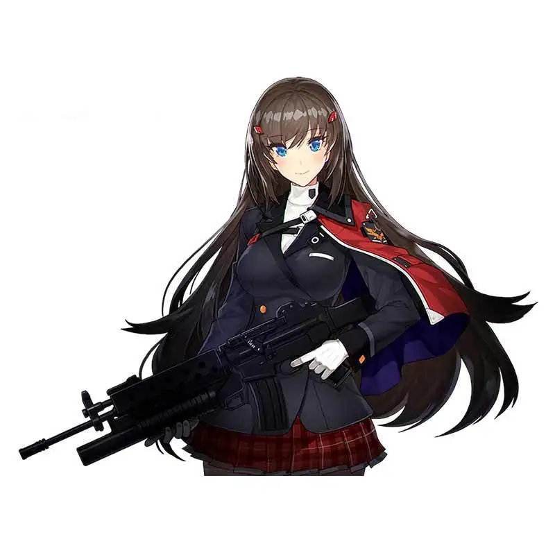 

Coolest Car Stickers for Anime Girl with Gun Graphics Decals Windows Laptop Refrigerator Vinyl Car Assessoires