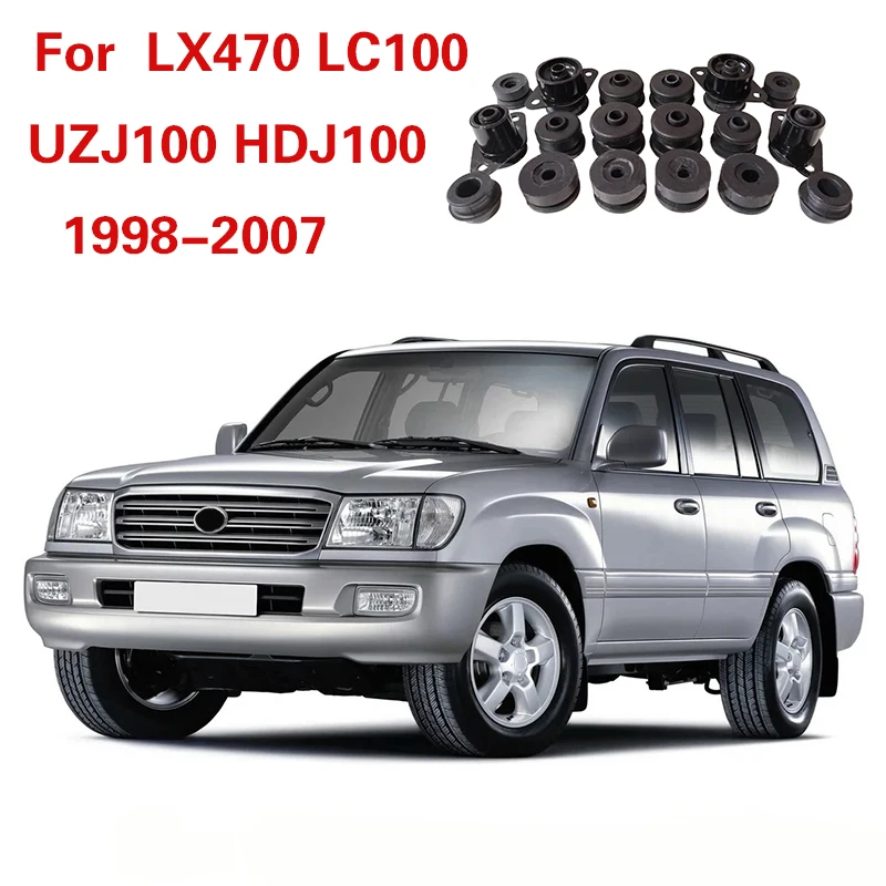 Todo o Carro Sub-assy para Toyota Quadro Amortecedor Borracha Amortecimento Land Cruiser Lc100 Lexus Lx470 Uzj100 Hdj101 1998-2007 8 Todo o carro quadro amortecedor borracha amortecimento