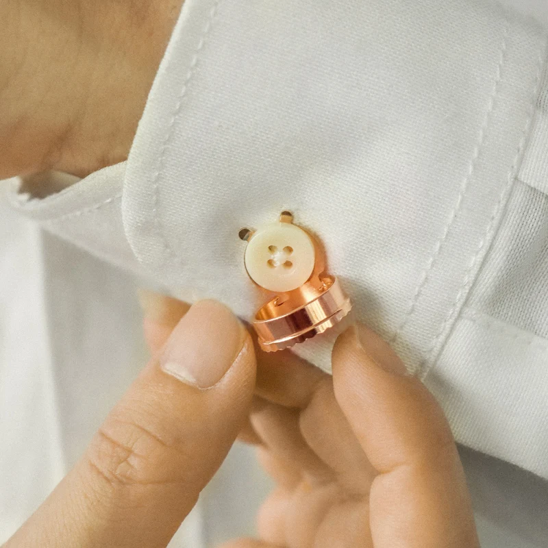 16mm Button Covers for Men Fashion Cufflinks with Mother of Pearl Button Covers HAWSON New Design Men's Accessories with Box