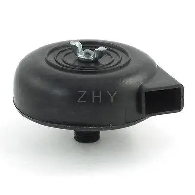 

Compressor 16.8mm Dia Male Thread Air Intake Silencer Filter Black