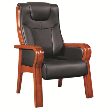 

Solid Wood Work Office Four Foot Bring Handrail Wooden Mahjong Chess Dining Chair