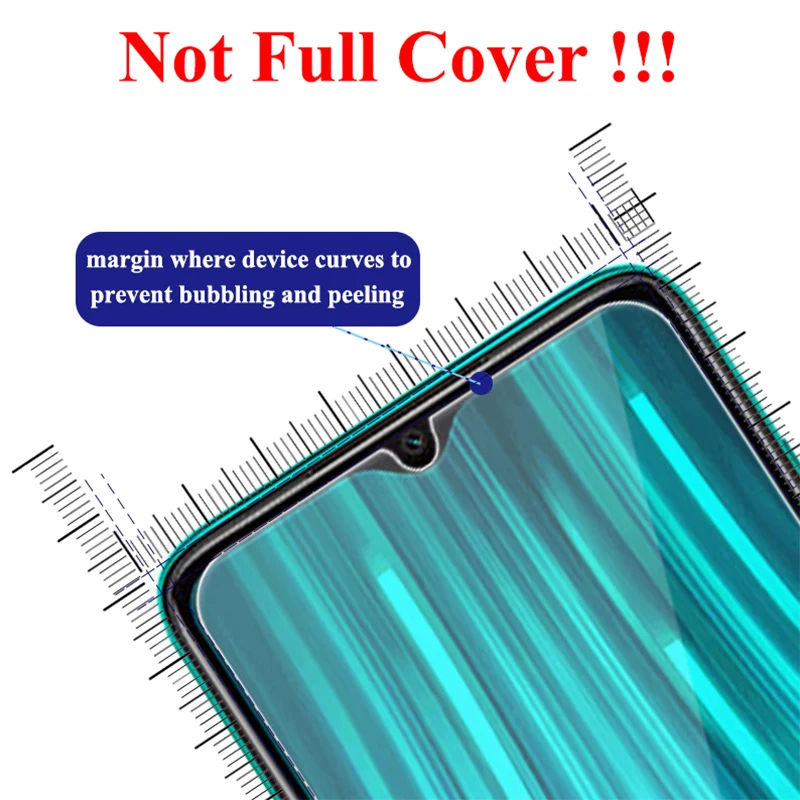 3Pcs Full Cover Tempered Glass For Xiaomi Redmi Note 7 9s 5 8 Pro 8T 9 Pro Max Screen Protector For Redmi 5 Plus 6A Glass Film phone screen guard