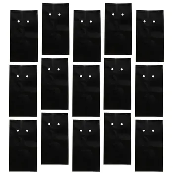 

100 Pcs Thin PE Plastic Nursery Bags Plant Grow Bags Fabric Seedling Pots with Breathable Holes for Home Farming Gardening Suppl