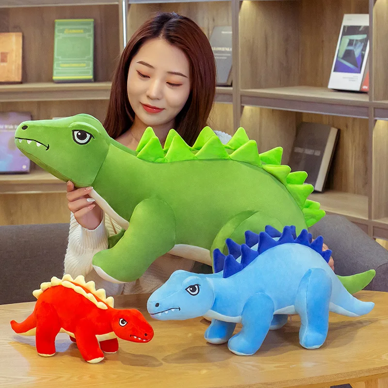 

Sexy Huggsble New Lovely Creative Big Plush Soft Triceratops Stegosaurus Dinosaur Doll Stuffed Toy Kids Dinosaurs Birthday Gifts