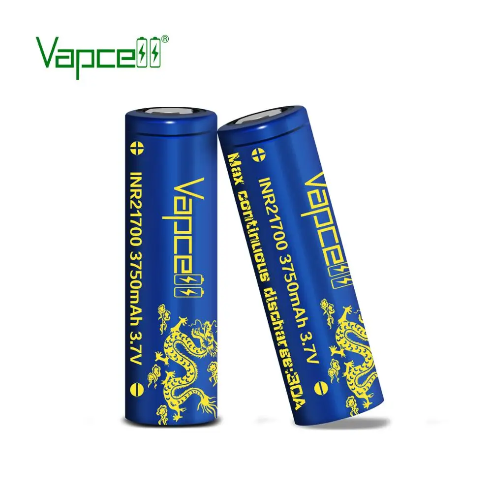Бесплатная доставка Vapcell 21700 3750mah 30A 3 7 V rewrap s30 mooch тест истинная оценка Высокая